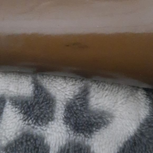 J.Crew Taupe Almond Toe Square Gem Embellishment 3 Inch Patent Leather Pumps 6.5 - Picture 11 of 16